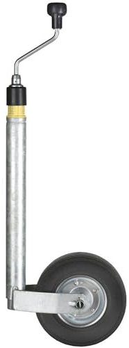 Generisch Stützrad Premium mit Stützlastanzeige bis 125kg -Traglast bis 150kg - Waage Stützlast Anhänger Wohnwagen