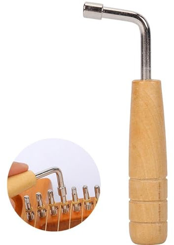 OEIOTEI L-Förmiger Harfen-Stimmschlüssel - Klavier Stimmhammer für Holz Zither - Teilige Stimm Nägel - Reparaturwerkzeuge für Saiteninstrumente