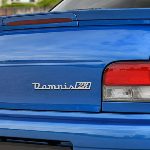 ALICESER Personalisiertes Auto-Emblem Text Nummer Buchstaben, Benutzerdefiniertes 3D Metall Gut Haftend Klebeband Automobil-Embleme, Aufkleber Banner für Autos, LKW, SUV, Motorrad
