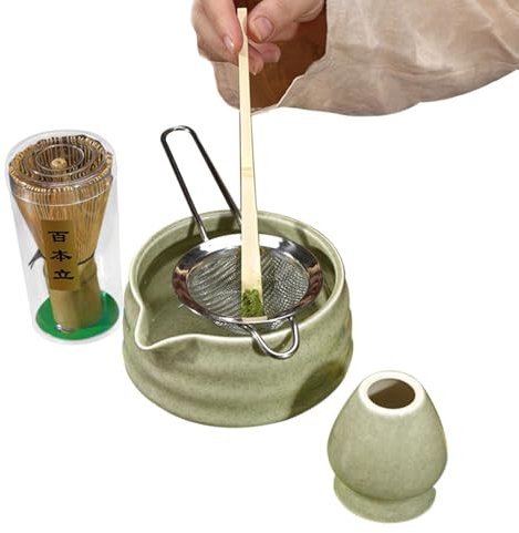 Service à thé japonais | Service à thé matcha au design authentique | Kit à matcha professionnel pour la, les amis, les collègues