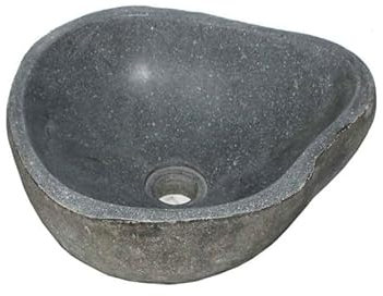 Lave-mains pierre naturelle BAIN 30 à 39 cm - L 30 x l 25 x H 15 cm