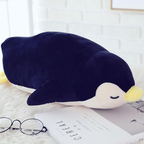 Penguin Plush Doll Toys,19.7 Inchs/50cm Cute Penguin Stuffed Animals, Penguin Plush pillow for Kids Girls Boys Adults Birthday Xmas Halloween Present (Black)