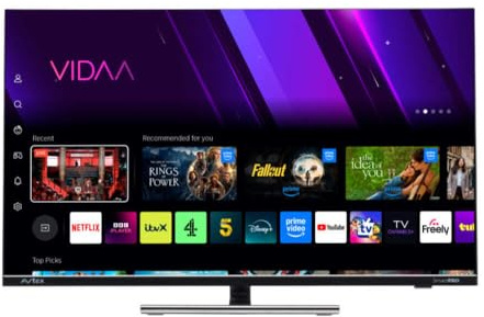 Avtex AV24TS SmartPro 23.8 Freely TV – Portable Full HD LED Smart TV with Freeview HD, Satellite Tuners, Wi-Fi, 12V/24V DC & AC Power – For Caravan, Motorhome, Boat, Travel