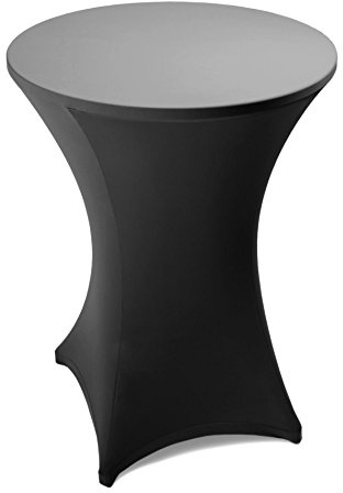 Estexo Home&Garden Stehtischhusse Ø 60,70,80 cm - versch. Farben - Stehtischhusse Stehtisch Bistrotisch Husse Tischhusse Stehtischhussen (Ø 70 cm, Anthrazit)