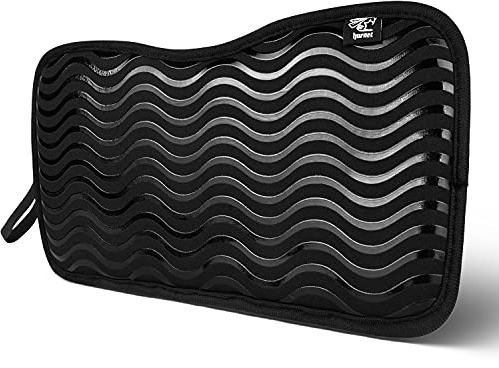 Hornet Watersports Dragon Boat Seat Pad Neoprene Anti Slip Cushion (Double Silicone Black)