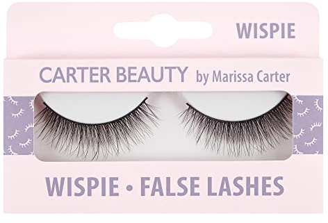 Carter Beauty On The Lash - 3D Artificial Eyelashes - Adds Volume And Depth - Adds A Touch Of Elegance - Feather Weight - Creates A Sophisticated Look - Blends Perfectly On Lashes - Wispie - 1 Pair