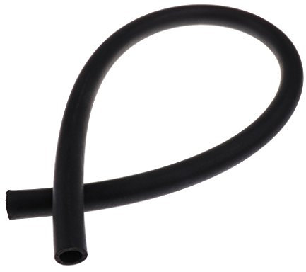 Backbayia Gummischlauch resistent gegen Öl, Benzin, Diesel, Pumpe, Kraftstoffleitung, Korrosionsschutz (schwarz, 20 mm)