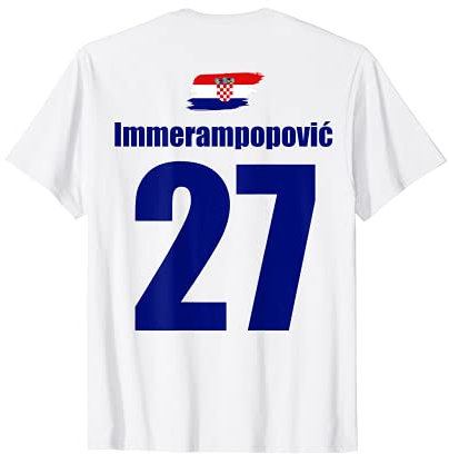 Partnerlook Kroatien Trikot Anti Island Sauf Outfit Team T-Shirt