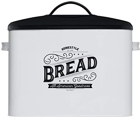 Extra-Large-White-Bread-Box-Black-Lid-Bread-Storage-Container