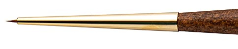 Isabey : Kolinsky Sable Aquarellpinsel, Serie 6229i, konisch, rund, Größe 0