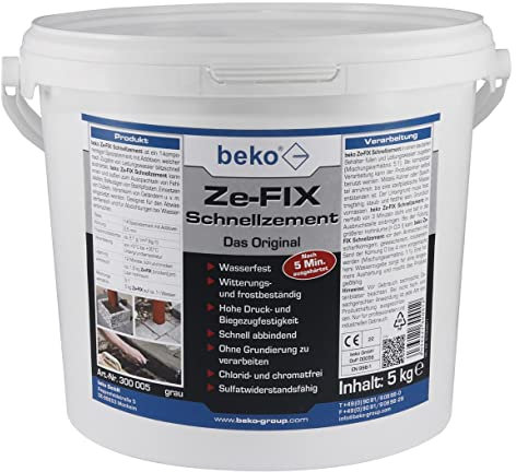 beko Ze-FIX Schnellzement Das Original (5 kg) 300 005