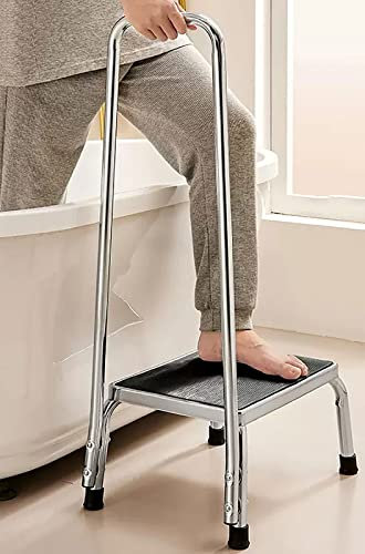 Marchepied médical marchepieds de lit pour lits hauts avec poignée de sécurité pour adultes âgés marches de chevet tabourets marches de baignoire plate-forme médicale de marche pied pour handicapé