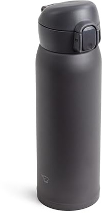 Zojirushi SM-WS48-BM Stainless Steel Mug, 16-Ounce, Soft Black