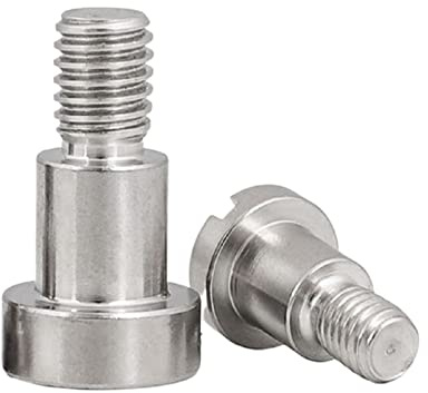 Bullone a spalla in acciaio inossidabile, M3 M4 M5 M6 M8 M10 Bullone limite vite con spallamento in acciaio inossidabile 304 di uguale altezza (Colore: 3 mm (2 pezzi), Dimensioni: M6 (diametro spalla