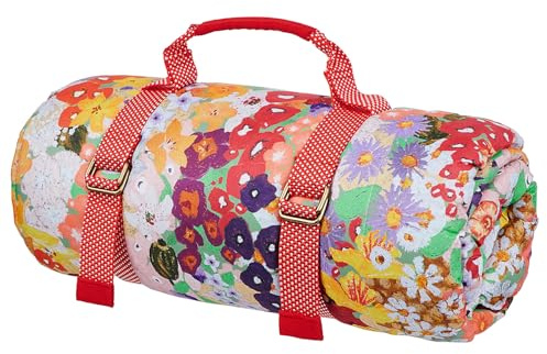 BUTLERS Picknickdecke 140x180 cm - Picnic Deluxe - Campingdecke Outdoor gefüttert | Liegedecke Strand wattiert | Dicke Polsterung
