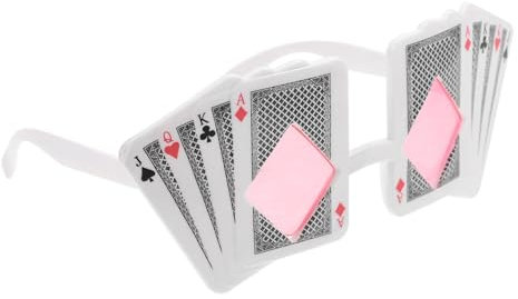 GALPADA 3stücke Poker-sonnenbrille Mit Witzigem Kartendesign Partybrille Für Geburtstagsfeiern Karneval Und Besondere Anlässe Spaß Und Unvergessliche Momente Mit Freunden Und Familie