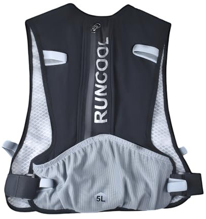 Vyloky drickryggsäck, vandringsryggsäck med 2 l vattenbubbla, sportryggsäck, andningsbar cykelryggsäck, löpryggsäck för vandring, klättring, cykling, löpning, camping, svart, 2L