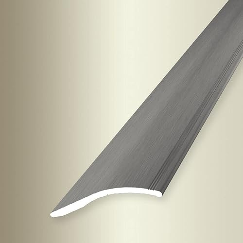 PROVISTON - Anpassungsprofil - Breite: 40 mm - Höhe: 0-18 mm - Länge: 1000 mm - Aluminium eloxiert - Rampe - Edelstahl - Selbstklebend