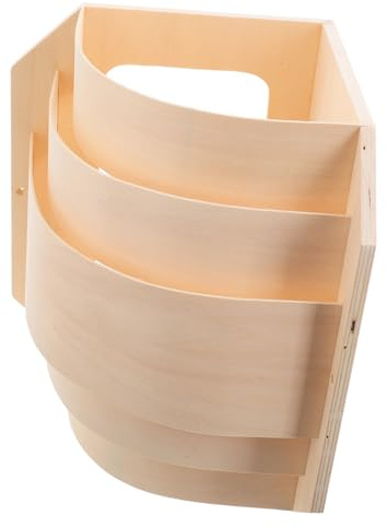 DECOMELODY Paralume in Legno Per Angolo Sauna Copertura Sottile e Traslucida Protettore Resistente Alle Alte Temperature Accessorio Decorativo Per Stanza Installazione Rapida