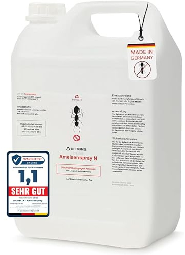 BIOFORMEL Ameisen-Spray - Anti Ameisenmittel - repellent im Haus & Garten- gegen alle Arten - Langzeitwirkung
