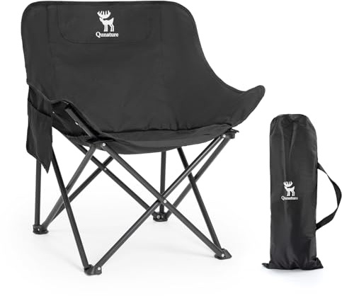 Qunature campingstol vikbar för barn och föräldrar, bärbar med bärhandtag