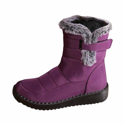 Apres Ski Femme Bottes De Neige Après-Ski Botte D'hiver Après Pour Hiver Chaussures Glacia Barefoot Chaude Boots Chaudes Apres-Ski Imperméable Bottine Chaussure Grand Froid Bottines Fourrées Fourrée