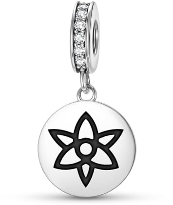 925 Sterling Silber Symbolische Kultur Zirkon Fit Pandora Charms Armband Die Lilie Anhänger Damen Bead für Armbänder und Halsketten