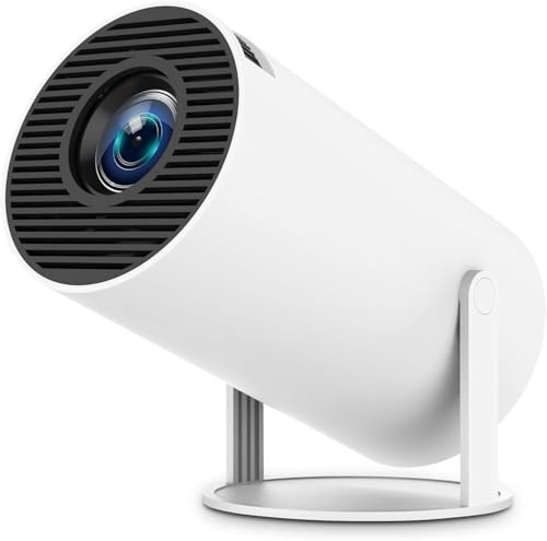 SHUPIA HY300 Pro Proiettore Portatile 4K Supportato, Android 11, WiFi 6, Bluetooth 5.0, 290 ANSI Lumen, 1280x720dpi, Correzione Auto, Mini Proiettore per Home Theater e Esterni, HDMI