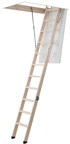 DOLLE Bodentreppe wärmegedämmt U-Wert 0,99 Lichte Raumhöhe bis 285 cm (120 x 60 cm)