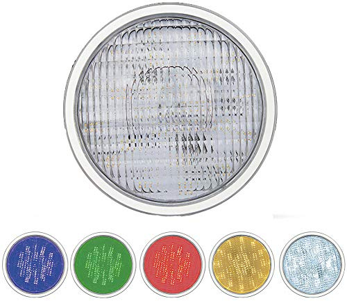 LED PAR56 RGB+CCT Poollampe Poolleuchte Poolbeleuchtung Lampe für Unterwasser Unterwasscheinwerfer MiLight PW01 Farbwechsel und Weiß CCT mit Fernbedienung oder App Alexa DMX (Einzeln)