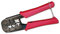 PremiumCord Crimpadora para Cables de teléfono y de Red de 4,6,8 Hilos, Universal, RJ11 RJ12 RJ45, Color Rojo y Negro