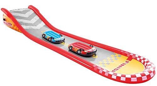 INTEX, Tobogán agua deslizante para niños, 561x119x76 cm, 2 tablas de surf, pulverizador de agua, para exterior, A partir de 6 años