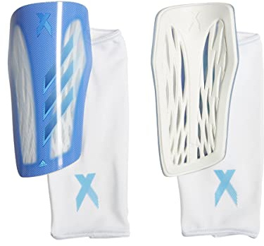 Adidas HA1057 X SG LGE Shin Guards Unisex White/HI-Res Blue S18/legacy Indigo/Silver met. L