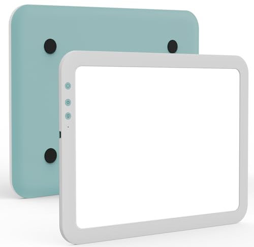 TOHETO A3 Leuchttisch mit Akku, Aufladbar Ultrahelle LED Licht pad Leuchtplatte Lichtplatte Lichttafel für Kinder und Erwachsene mit Einstellbare Helligkeit für Diamond Painting, Zeichnen, Tattoo