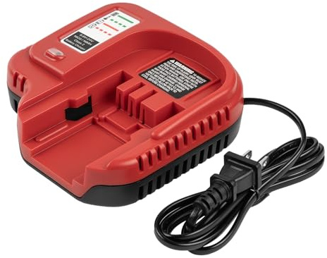 Lxljiad Replacement Fast Charger for Black and Decker BDFC240 18V 14.4V 12V 9.6V 24V NiCD NiMH Battery HPB18 HPB18-OPE HPB14 HPB12 HPB96 HPB24 Black and Decker 18V Battery Charger
