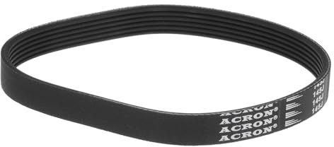 QUARKZMAN 1 Stück 145J PJ Keilrippenriemen 6 Rippen 14,5(368,3mm) Länge x 0,55(14mm) Breite x 0,14(3,5mm) Dicke Gummi Poly V Riemen Keilriemen Flachriemen Antriebsriemen Für Rasenmäher | 6 Rippengürtel PJ, industrieller Antriebsriemen