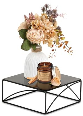 NUPTIO Tortenständer Cupcake Ständer Schwarz: 21cm Kuchenständer Hochzeitstortenständer Podest Metall Platz Tortenetagere Cake Stand Aufsteller Unterlage Party Halloween Weihnacht Geburtstag