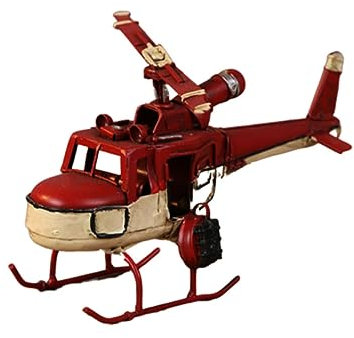 Operitacx Flugzeugornament 1Stk Ornament Modelle Vintage-Flugzeugmodell Flugzeughandwerk Flugzeug aus Eisen Doppeldecker-Modell Eisenblech Dekorationen eisernes Flugzeug