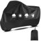 Motorrad Abdeckplane, 210D Wasserfestes UV-Beständiges Motorradgarage, Winterfest Motorradabdeckung Outdoor, Abdeckplane Motorrad für Motorroller Roller Moped(245cmx105cmx125cm)