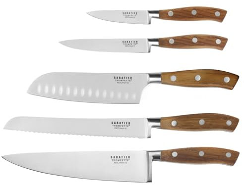 SABATIER TROMPETTE Ryokan - Set de 5 couteaux de cuisine
