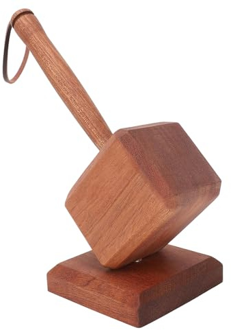 Wooden Bottle Opener, Hammer Wine Opener Beer Opener Multipurpose Wine Opener for Soda Parties Weddings Christmas Birthdays