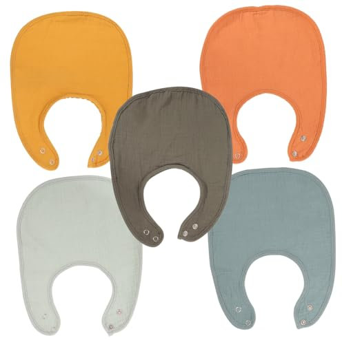 JOINPAYA 5stücke Baumwoll-sabberlätzchen Für Junge Mädchen Für Kleinkinder Babylätzchen Für Mädchen Und Jungen Leicht Und Tragbar Schützt Babykleidung Vor Verschmutzung