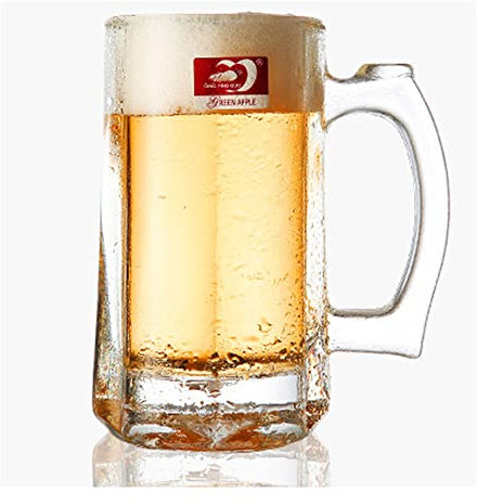 Genérico Juego de 6 Vasos de Cerveza, Vasos de Cerveza Artesanal, Vasos de Cerveza IPA con Forma de Panal, Vasos de Cerveza de Cristal Macizo, Regalos de Cerveza clásicos, Vasos de Cerveza,