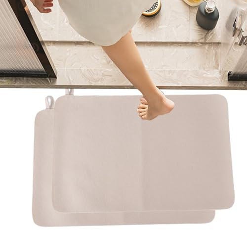 Sauna Cushion - Shower Seat Cushion, Water Absorbent Pad Sauna | Soft 2X Thick Felt Sauna Floor Doormats, Hanging Loop Heat Insulation and Water Absorbent Mat for Sauna Bath House Shower Room