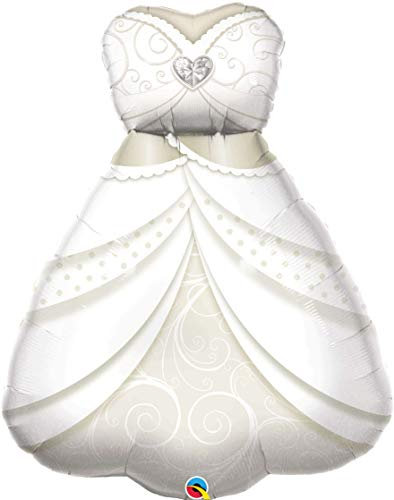 Qualatex 57367 Bräute Hochzeitskleid 38 Zoll Supershape Folienballon