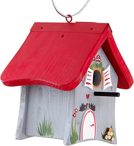 Vogelvilla Nistkasten Waldhütte Rendezvous hängend grau