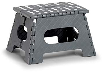 Zeller - Sgabello pieghevole in plastica di alta qualità, certificato TÜV, portata fino a 150 kg, 13031, circa 35 x 28 x 22 cm, in plastica, misura piccola