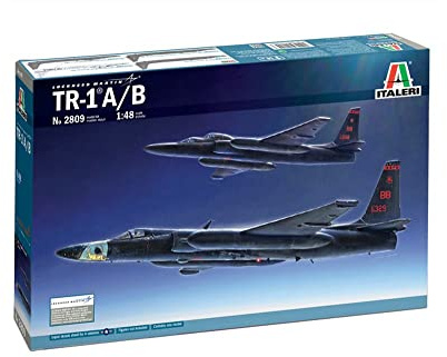 Italeri 2809S 1:48 Lockheed TR-1A/B, originalgetreue Nachbildung, Modellbau, Basteln, Hobby, Kleben, Plastikbausatz, Montage, groß