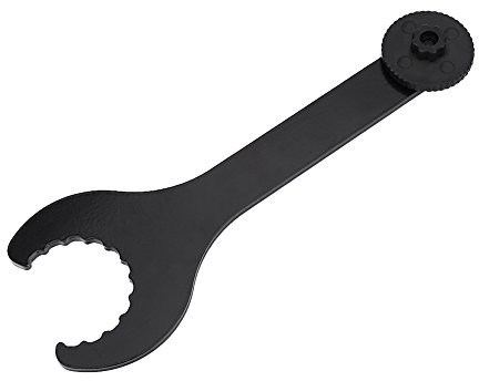 Alomejor Fahrradschlüssel Carbonstahl-Schraubenschlüsselhalterung Pedalschlüssel 22CM Länge Fahrradreparatur Installationswerkzeug