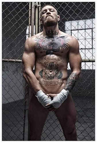 LBMED GemäLde Auf Leinwand Conor Anthony McGregor und Boxer Conor McGregor (5) für die Dekoration des Esszimmers Wandkunst Malerei Poster Druckt Bilder 19.7x27.6(50x70cm) Kein Rahmen